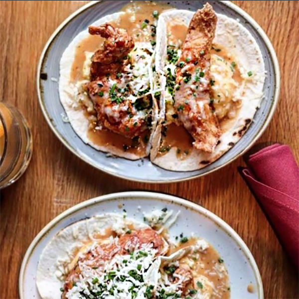 Fried Chicken Tacos Photo by Eats with Michael